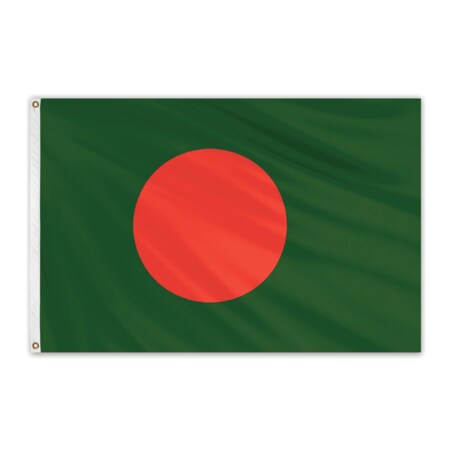 Bangladesh Outdoor Nylon Flag 4'x6'